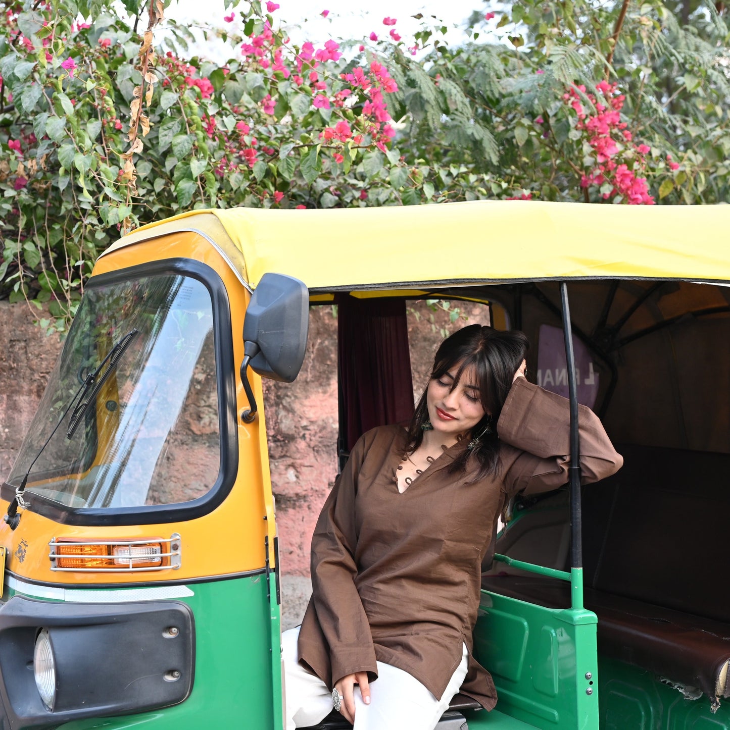 HEER - Solid Brown Kurti