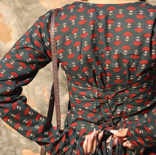 ZAALIMA - Corset Back Micro Kurti