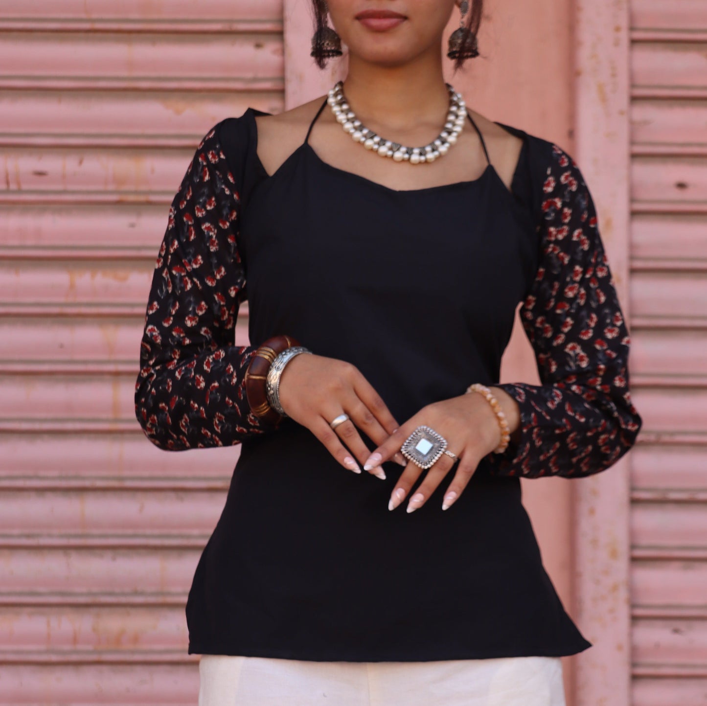 MASTANI - Tie Up Corset Back Kurti