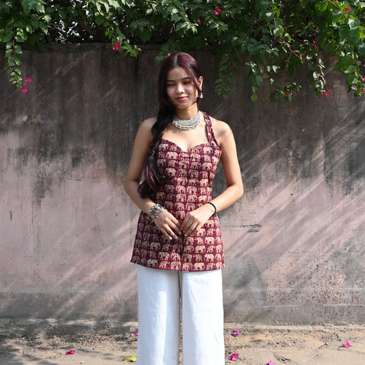 NIYA - Crisscross Back Kurti